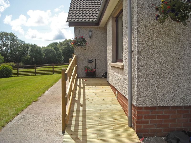 Entrance Ramp Installation in Wilmington, NC